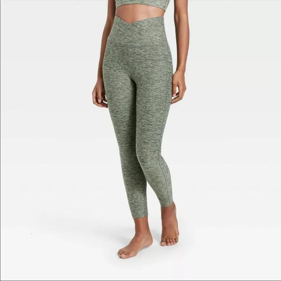 all in motion Pants - All In Motion Ultra High Rise 7/8 Legging Contour Curvy Olive‎ Green Size XS NEW